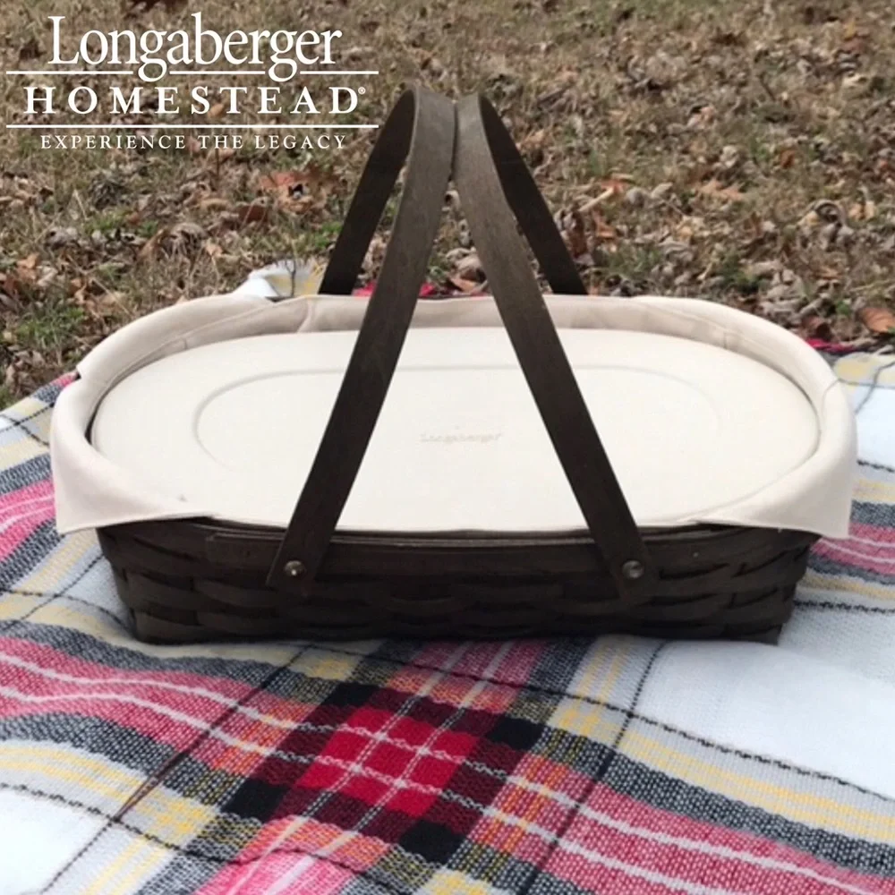 Vintage Longaberger Large Organizer Basket